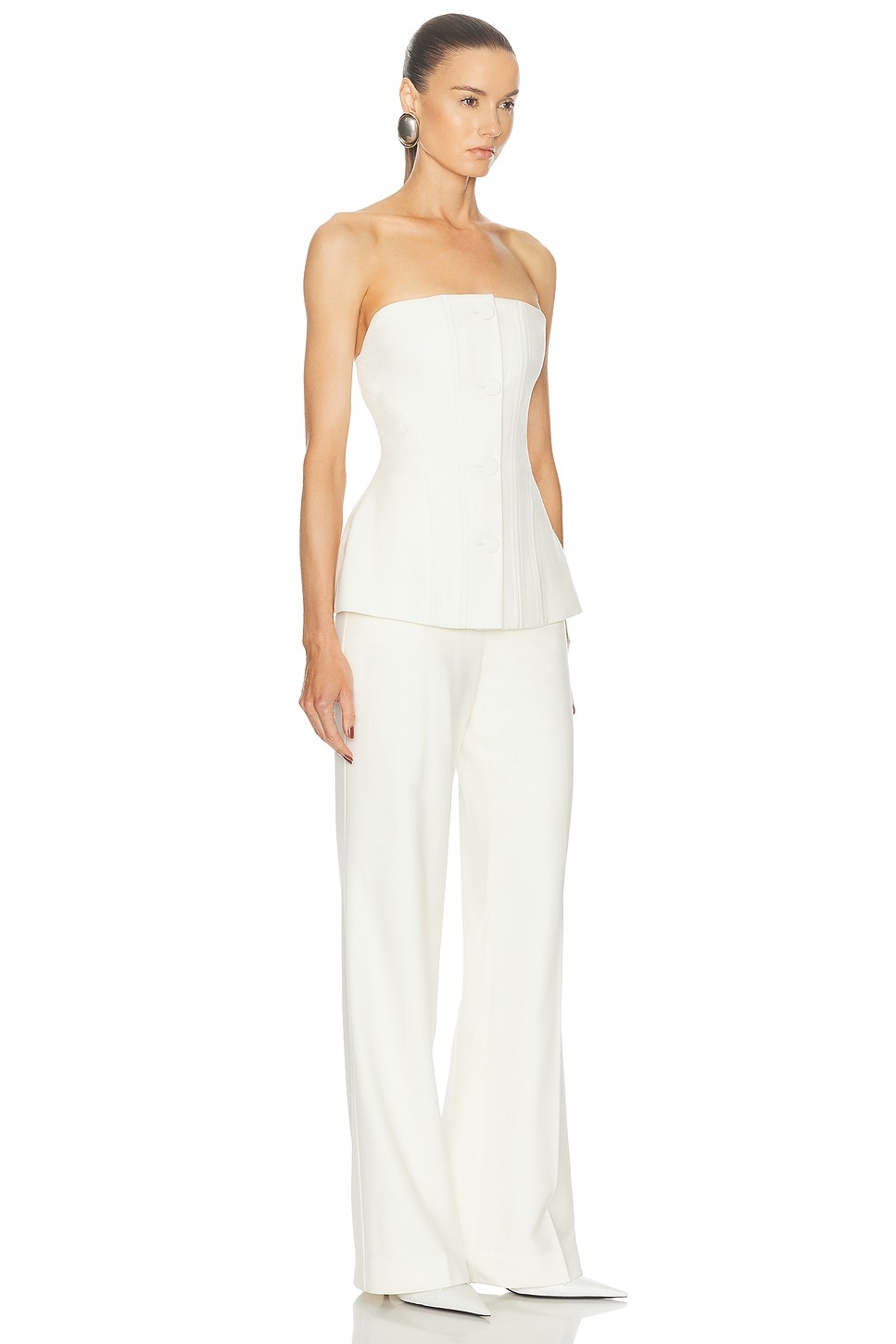 Strapless Tailored Jumpsuit - 2