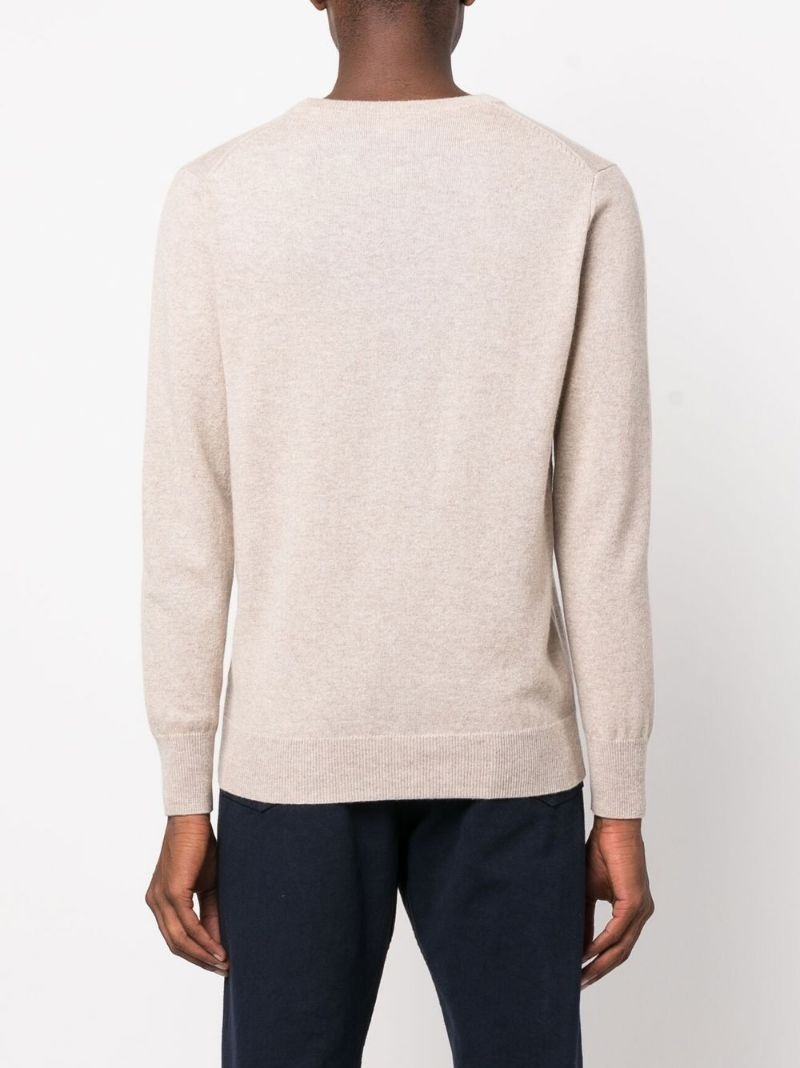 crew-neck cashmere jumper - 4