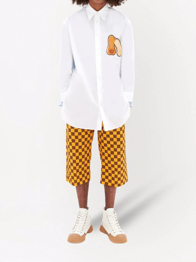 JW Anderson Veggie-patch panelled shirt outlook