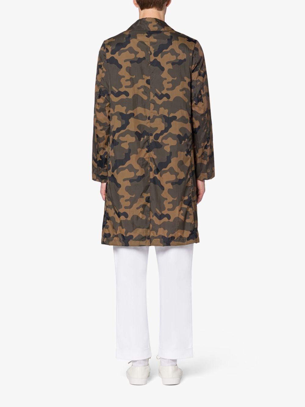 SHOWER CAMO PACKABLE NYLON COAT - 2