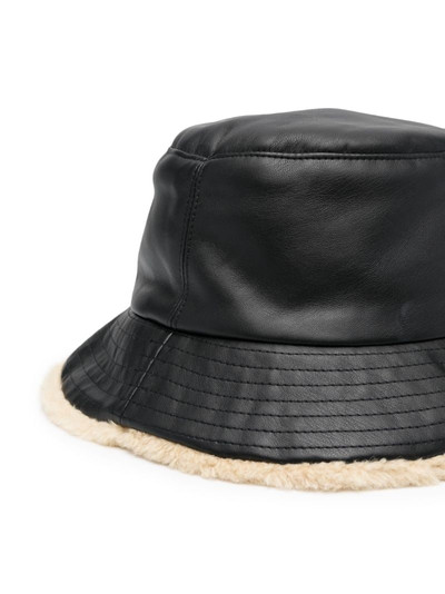 MM6 Maison Margiela logo-patch bucket hat outlook