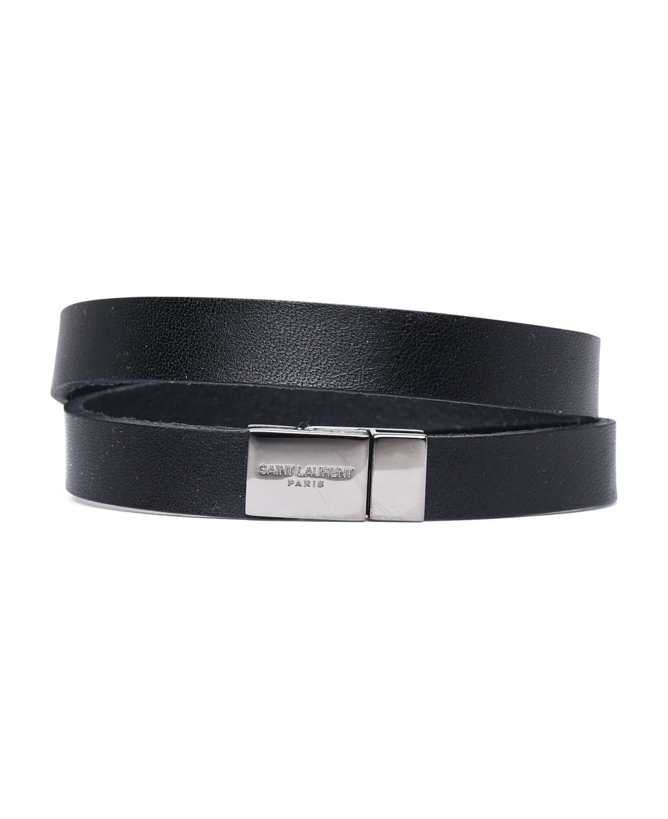 Black Leather Opyum Bracelet - 3