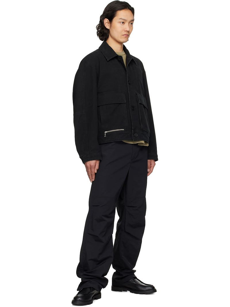 SOLID HOMME Black Out Pocket Cotton Jacket outlook