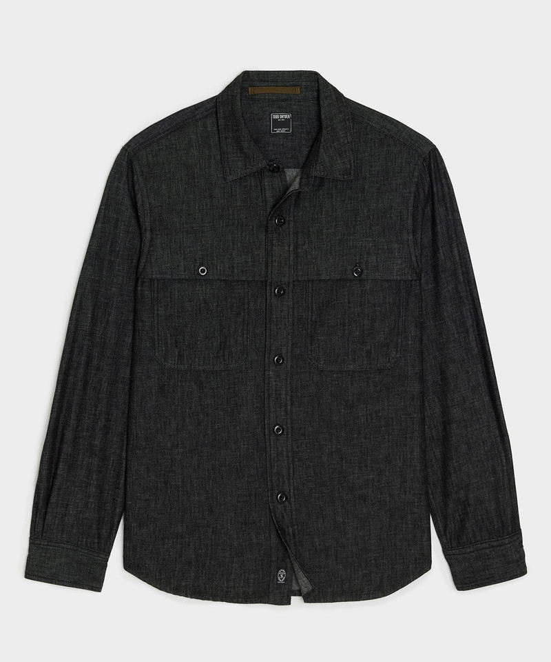Denim Cape Shirt 1