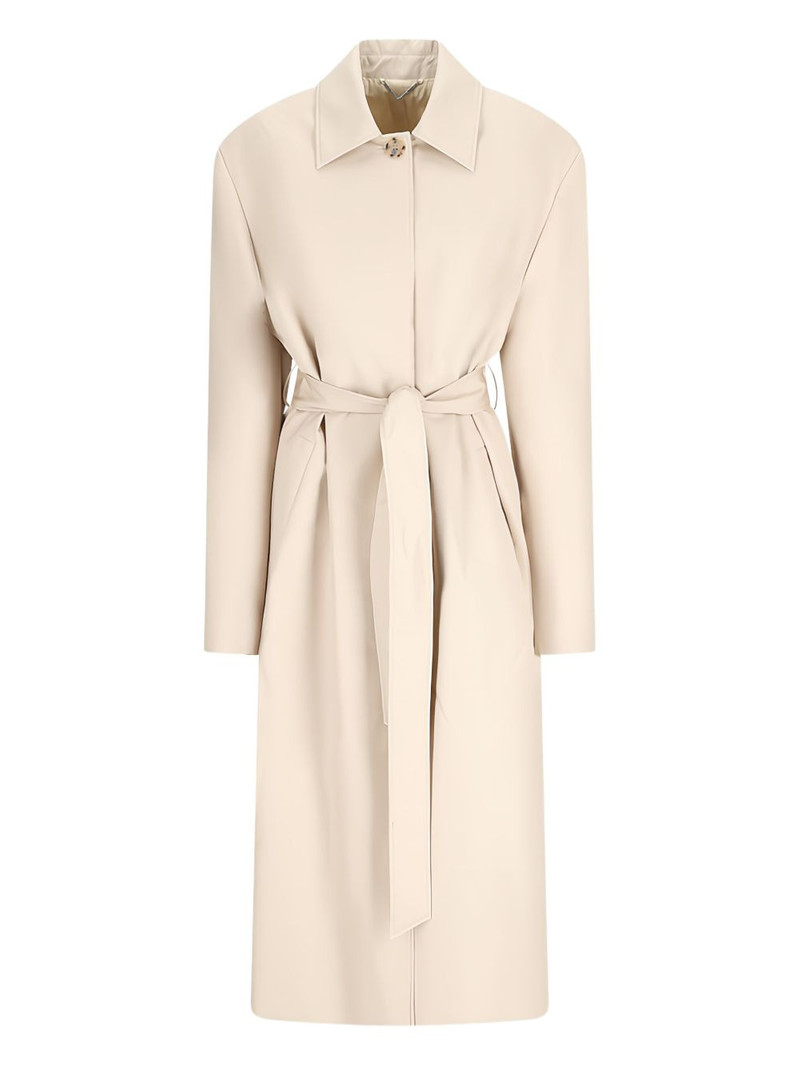 belted cotton coat 1