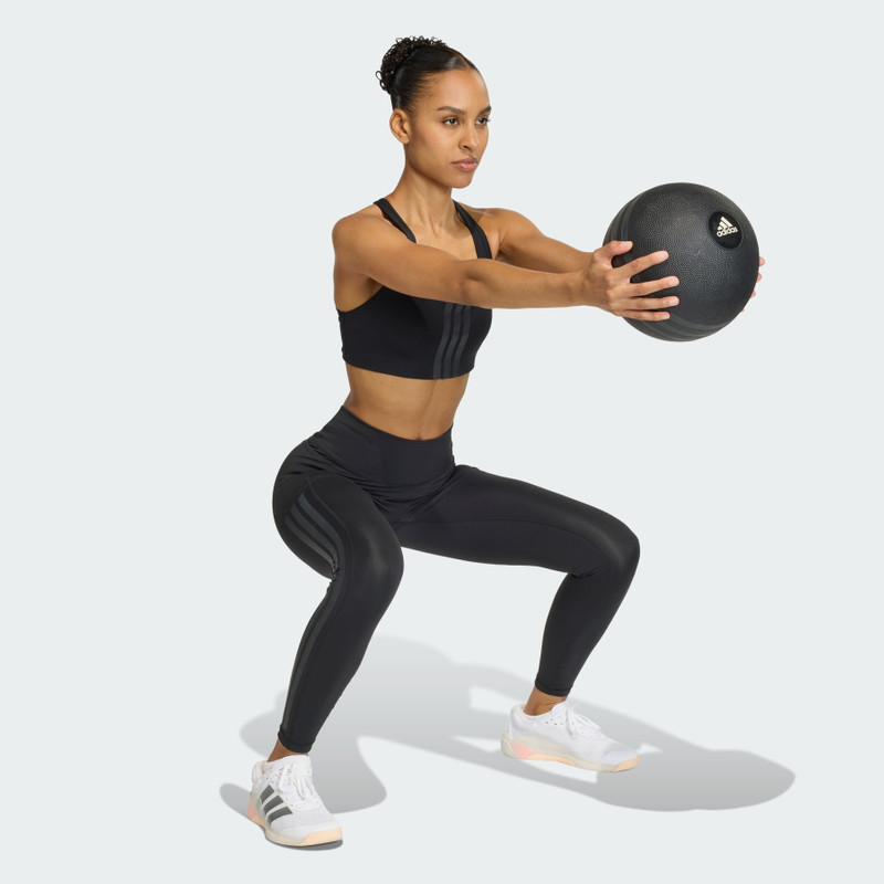 Optime Workout 3-Stripes Medium Support Bra 4