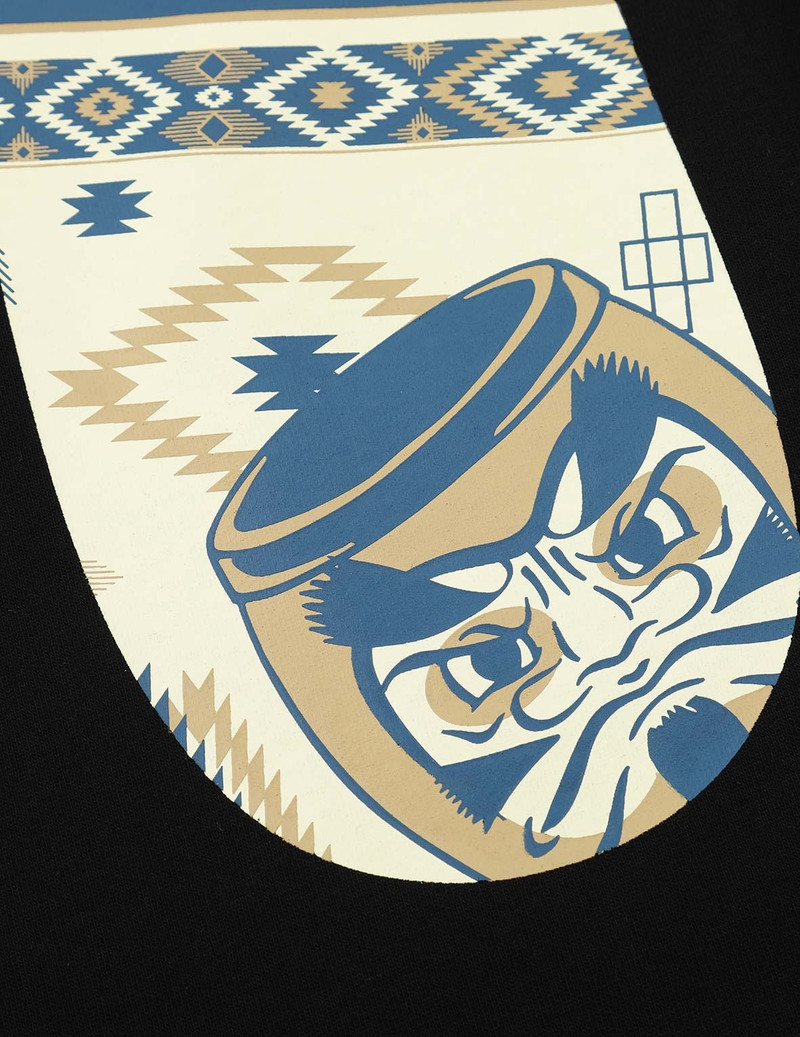 NOMADIC PATTERN AND DARUMA DAICOCK PRINT SWEATPANTS 7