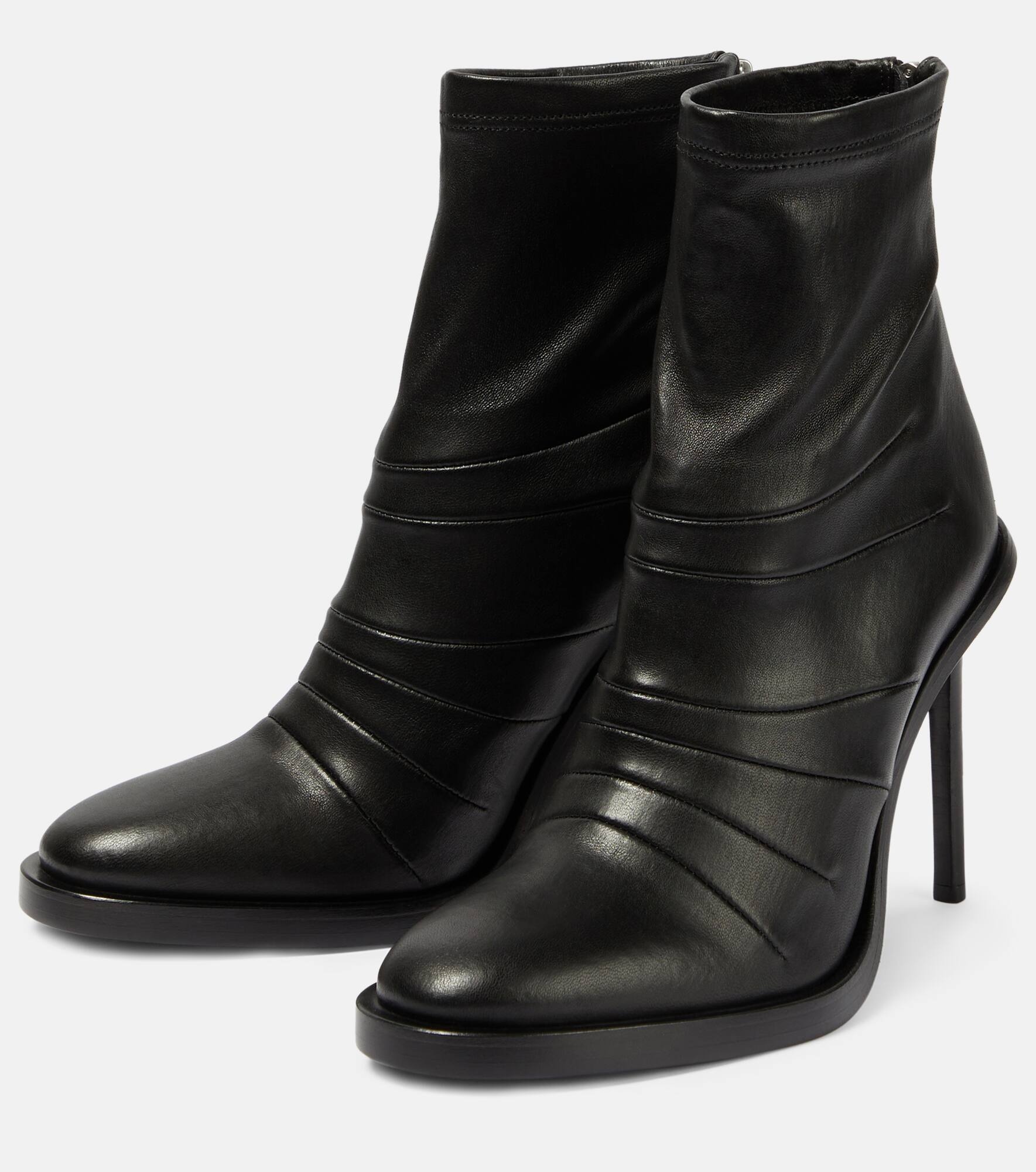 Carol leather ankle boots - 5