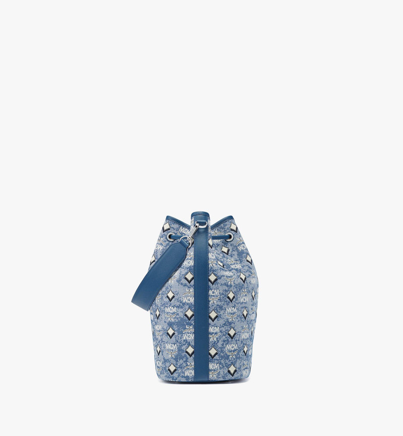 Dessau Drawstring Bag in Vintage Monogram Jacquard 3