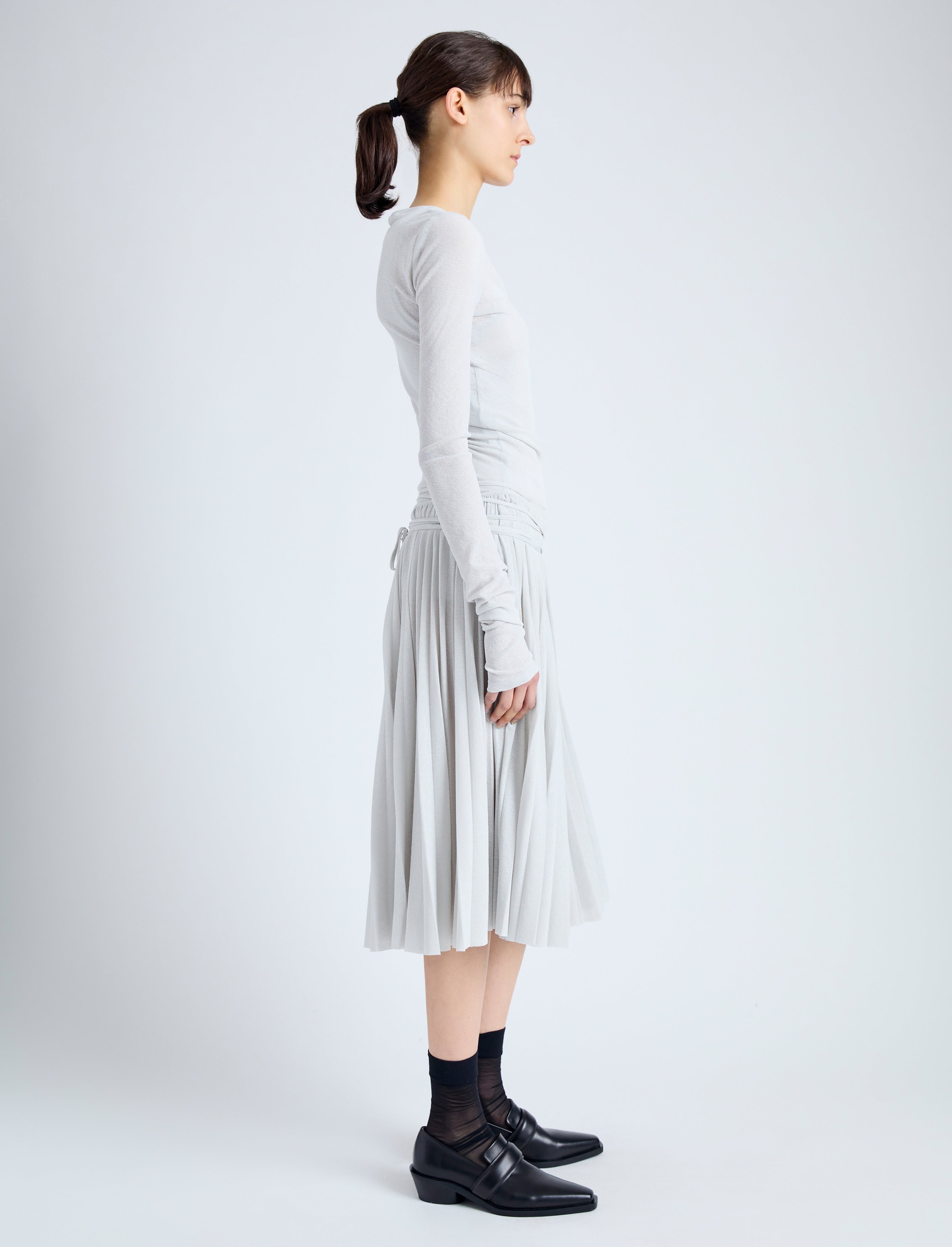 Margo Skirt in Gauzy Jersey - 3