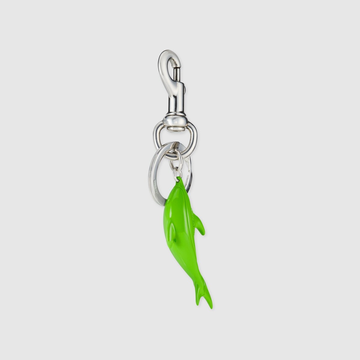 Engraved dolphin keychain charm - 2