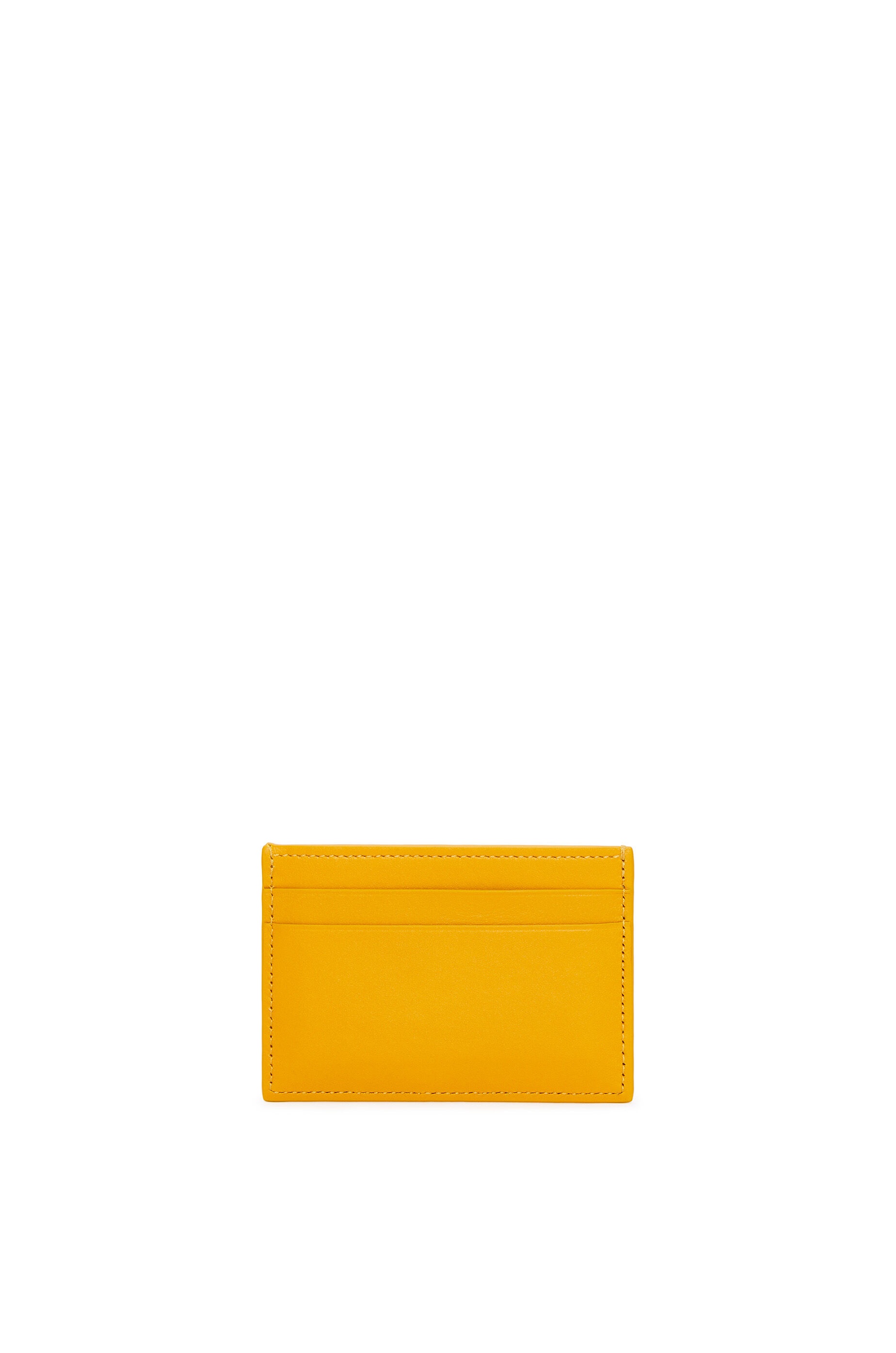 Embossed LOEWE plain cardholder in shiny nappa calfskin - 2