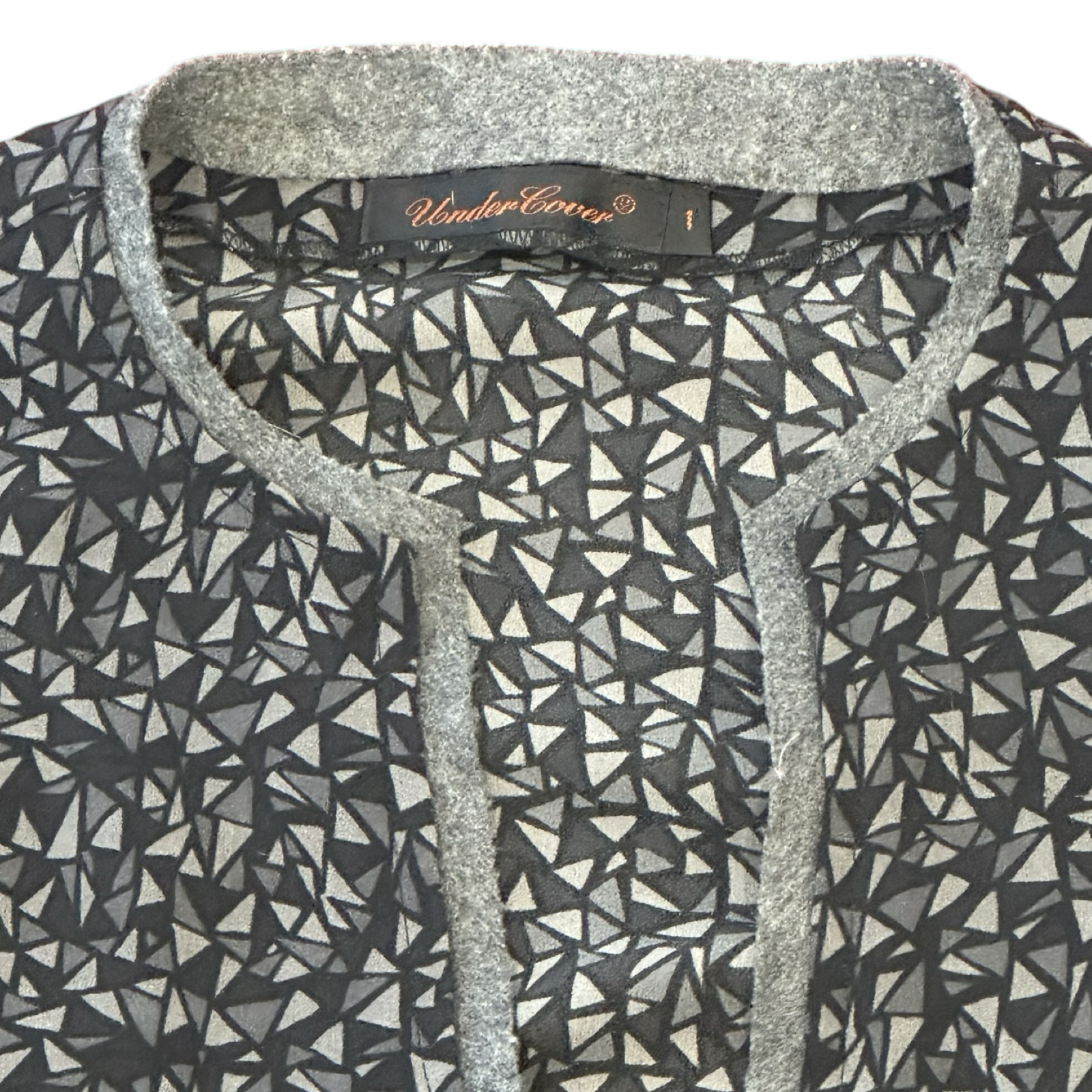 Final Blow - Undercover Geometric Print Blouse AW05 Sz 1 - 2
