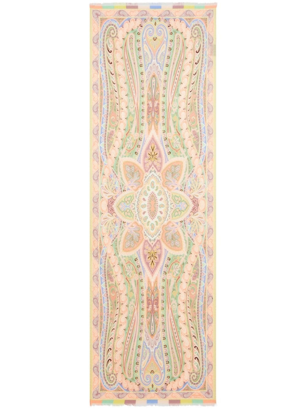 paisley-print scarf - 1