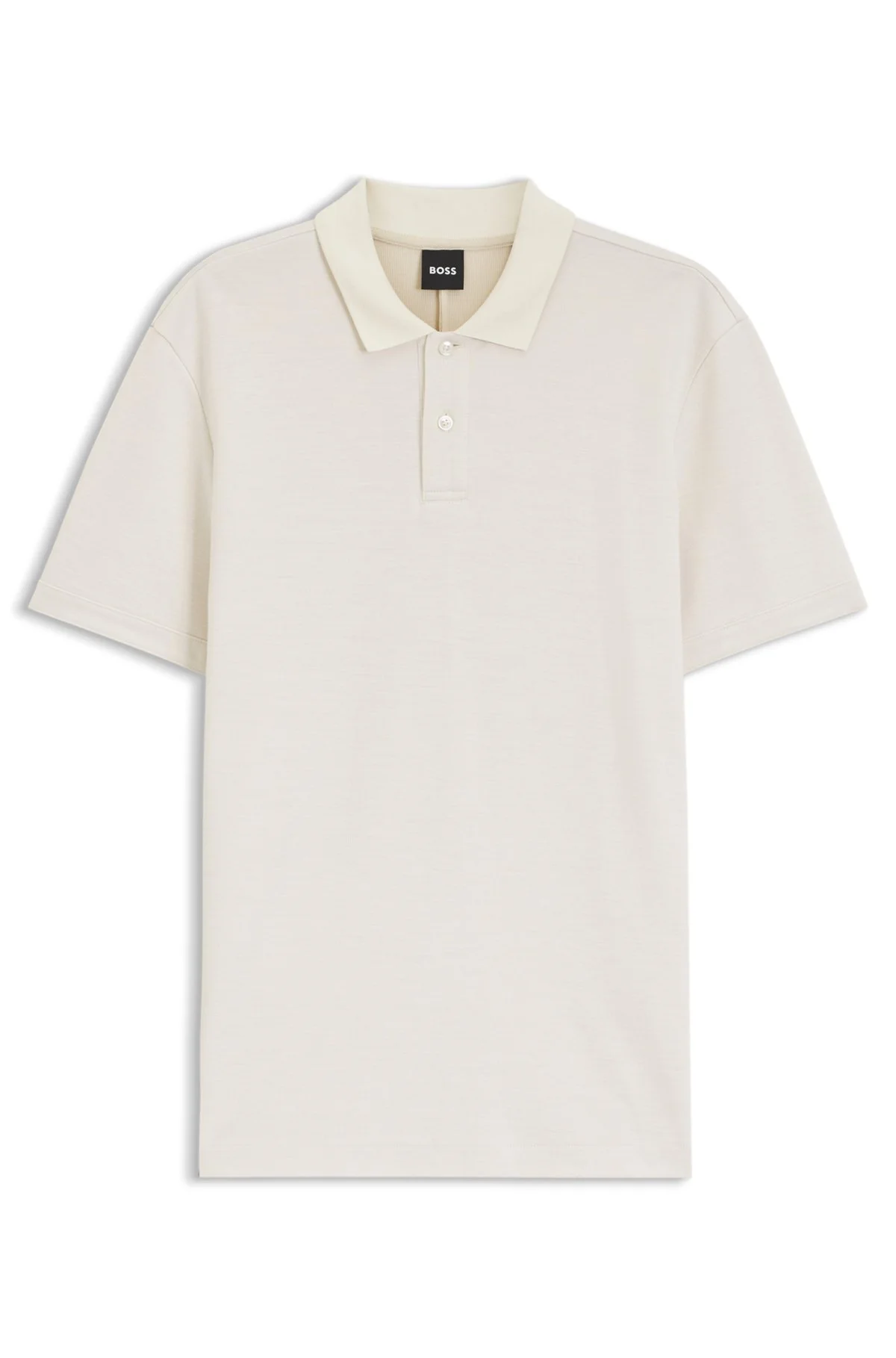 POLO SHIRT IN COTTON AND WOOL - 1