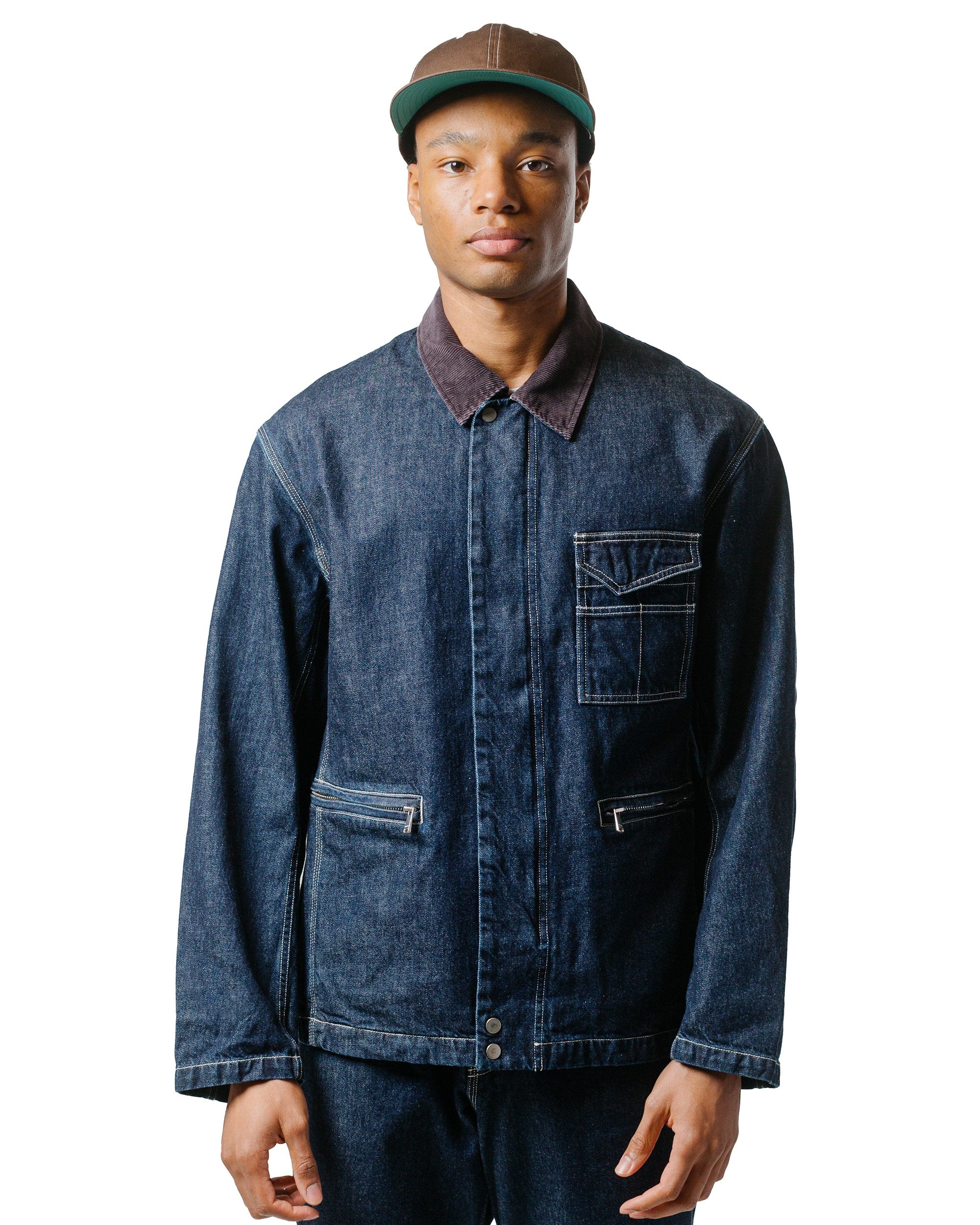 Worker Jacket Cotton 10oz Denim RW Indigo - 2
