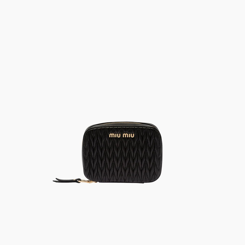 Matelassé nappa leather comb case 1