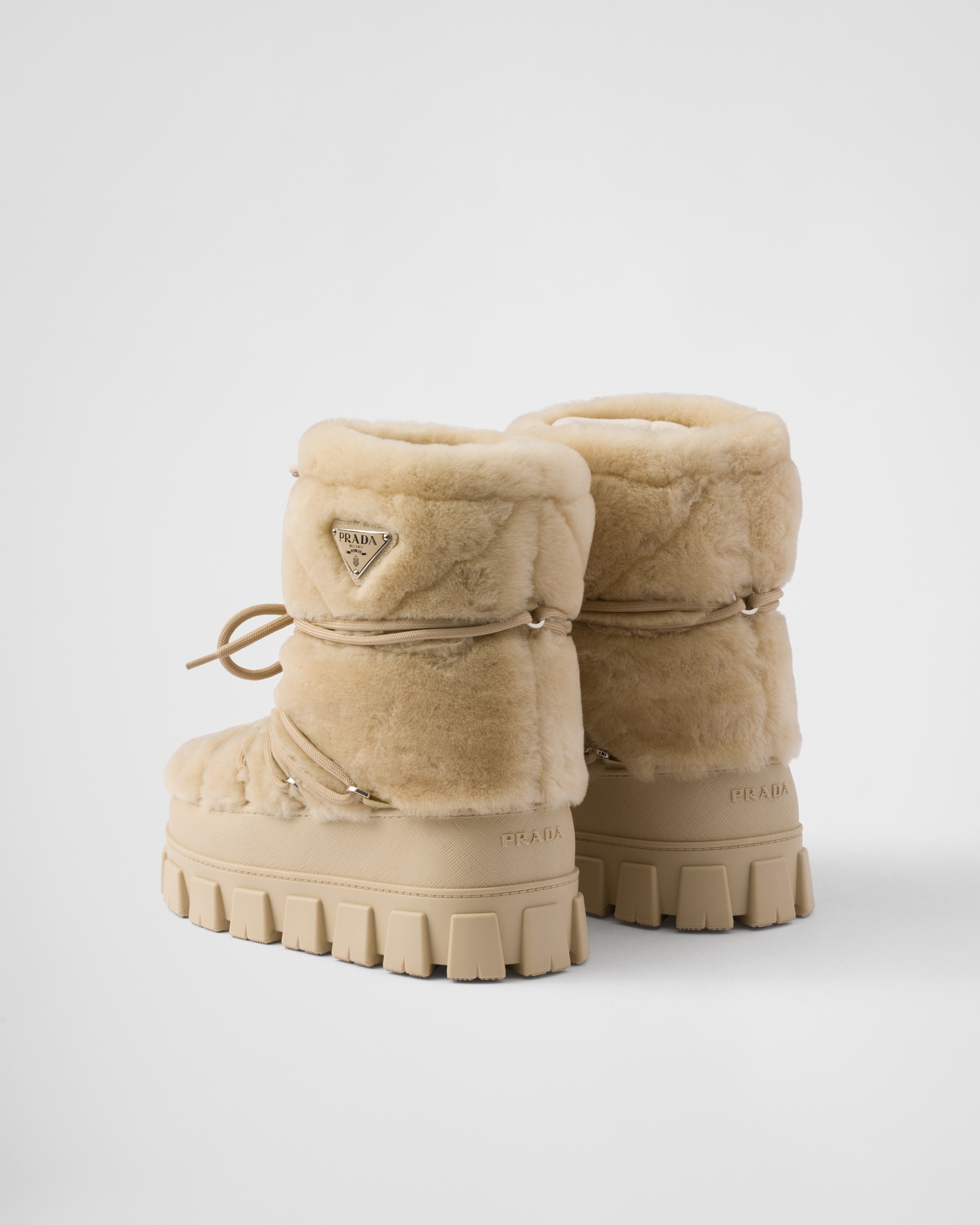 Shearling après ski booties - 5