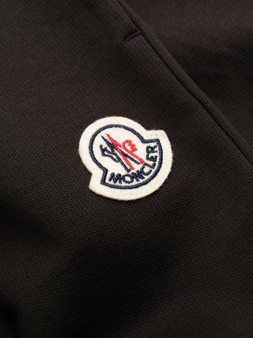logo-patch cotton track pants - 6