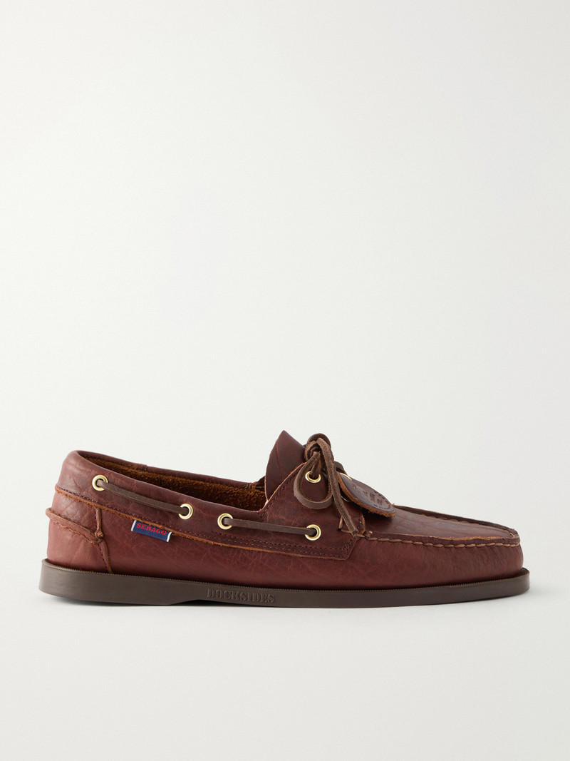 Portland Momoth Full-Grained Leather Boat Shoes 1