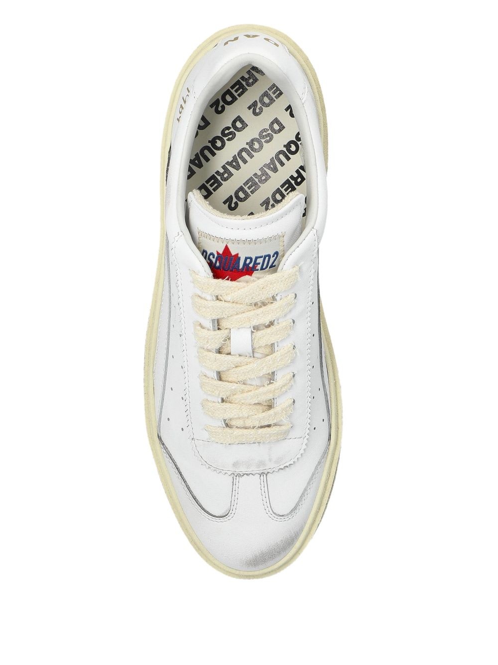 leather sneakers - 4