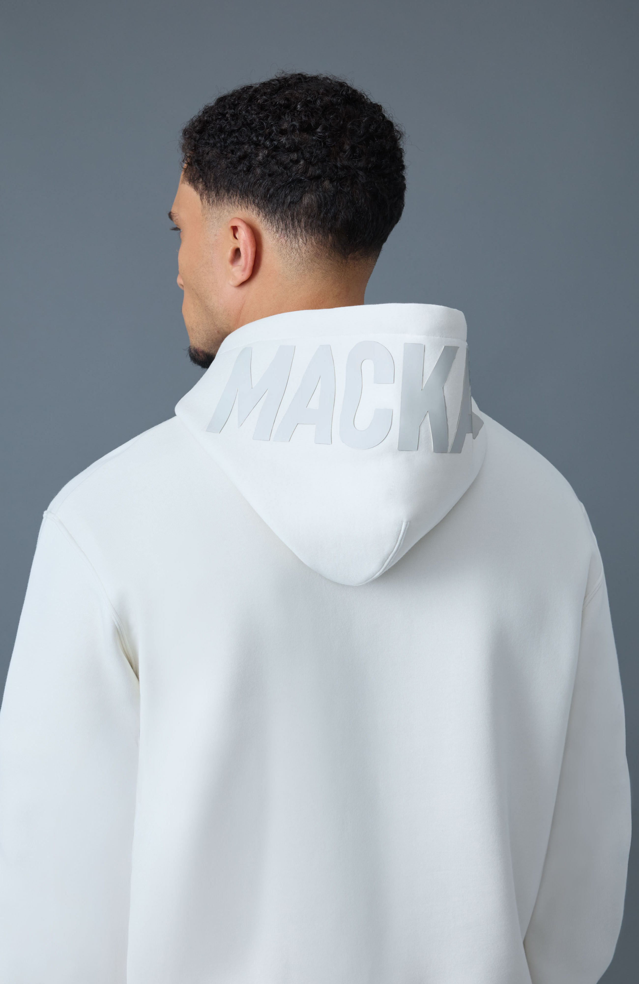 KOLTON Double-Face Jersey Logo Hoodie - 7