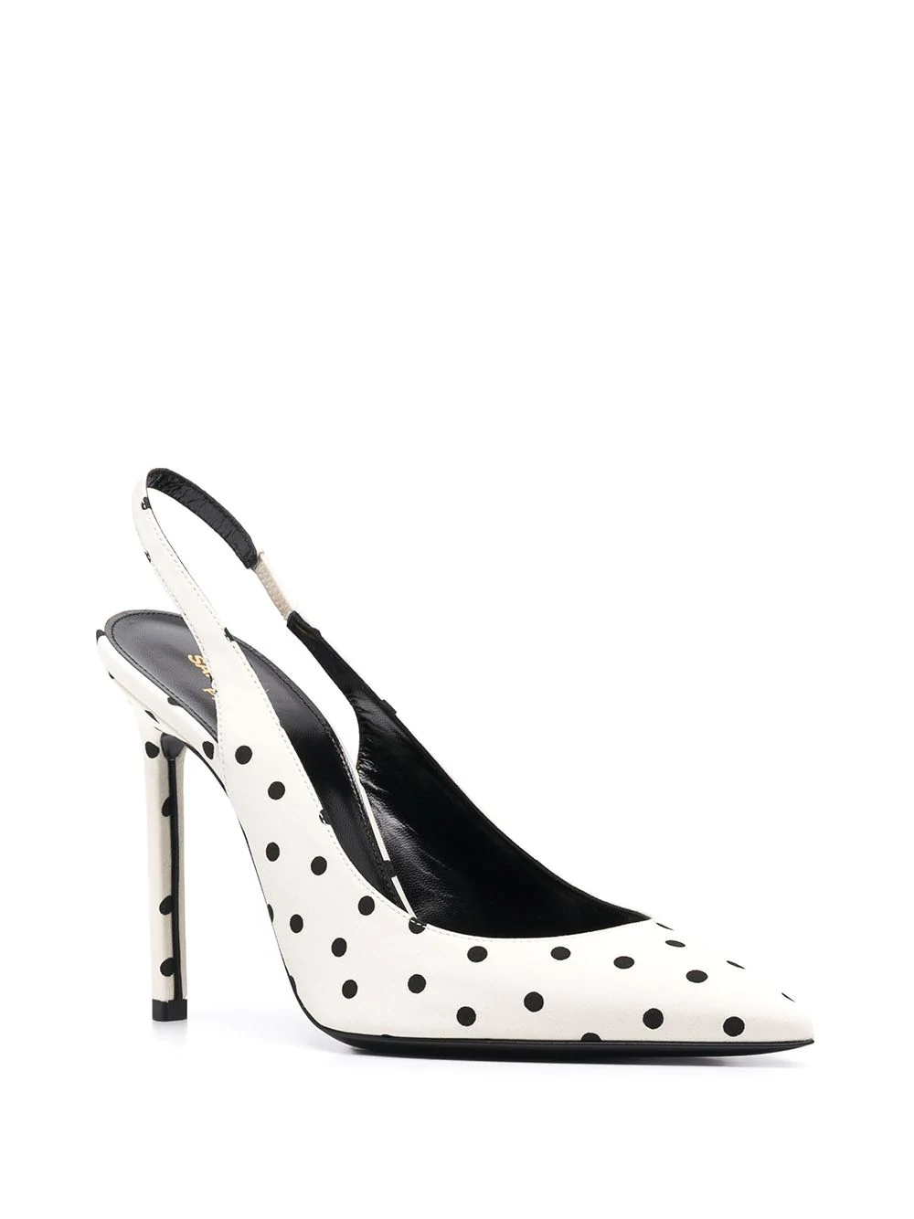 polka dot slingback pumps - 2