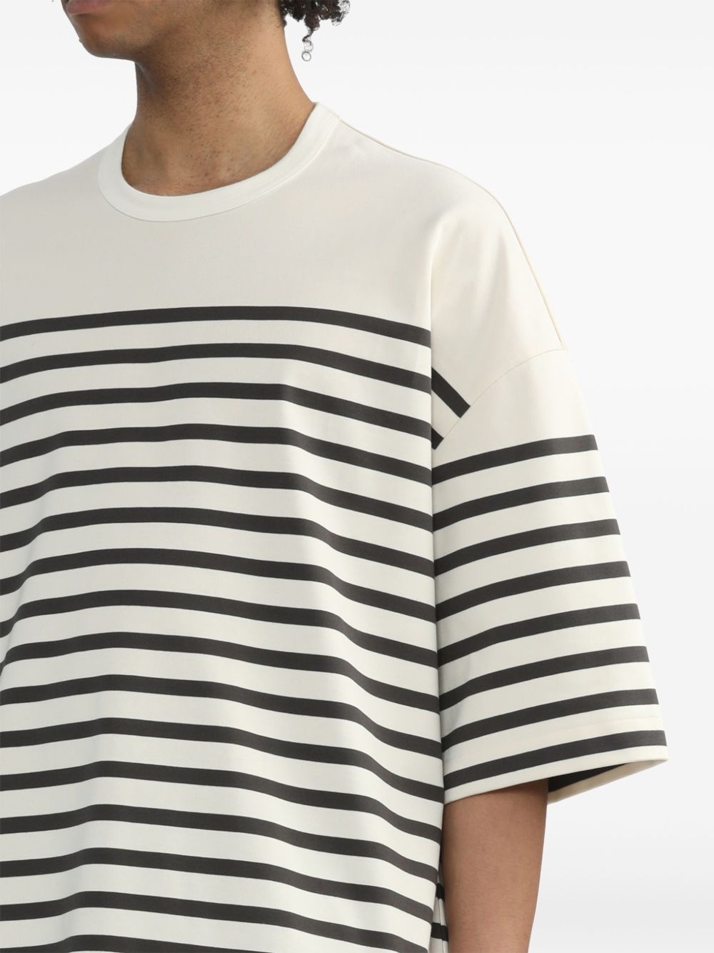 striped T-shirt - 5