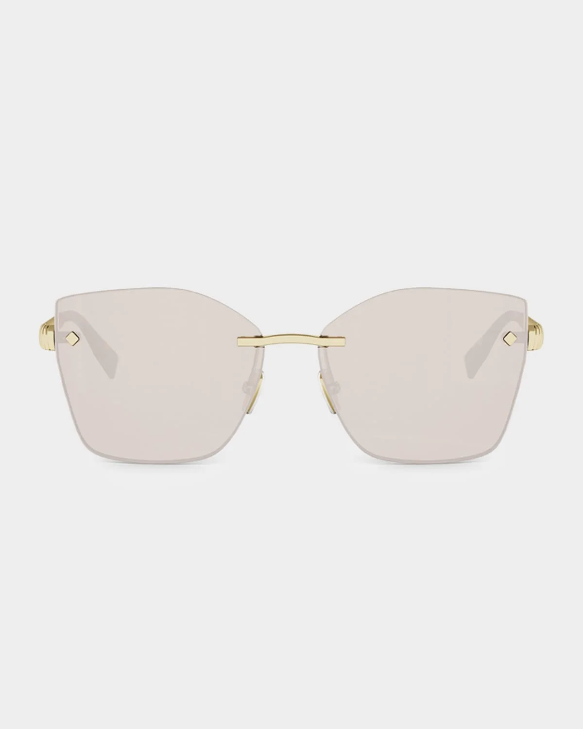Tubogas 59mm Metal Square Sunglasses - 1