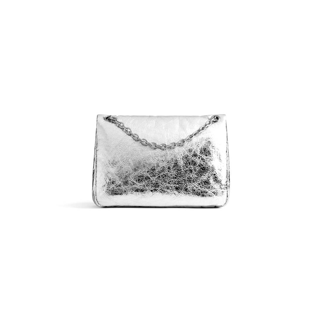 Women's Monaco Mini Bag Metallized  in Silver - 4