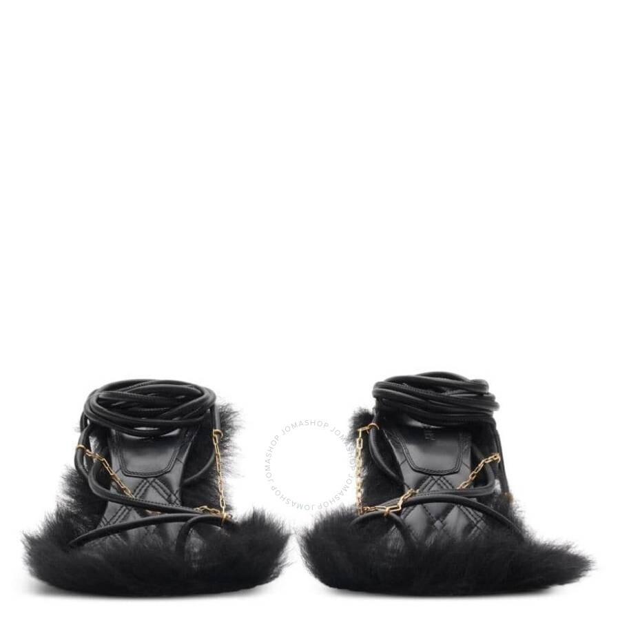 Burberry Slinky Leather Sandals - 3