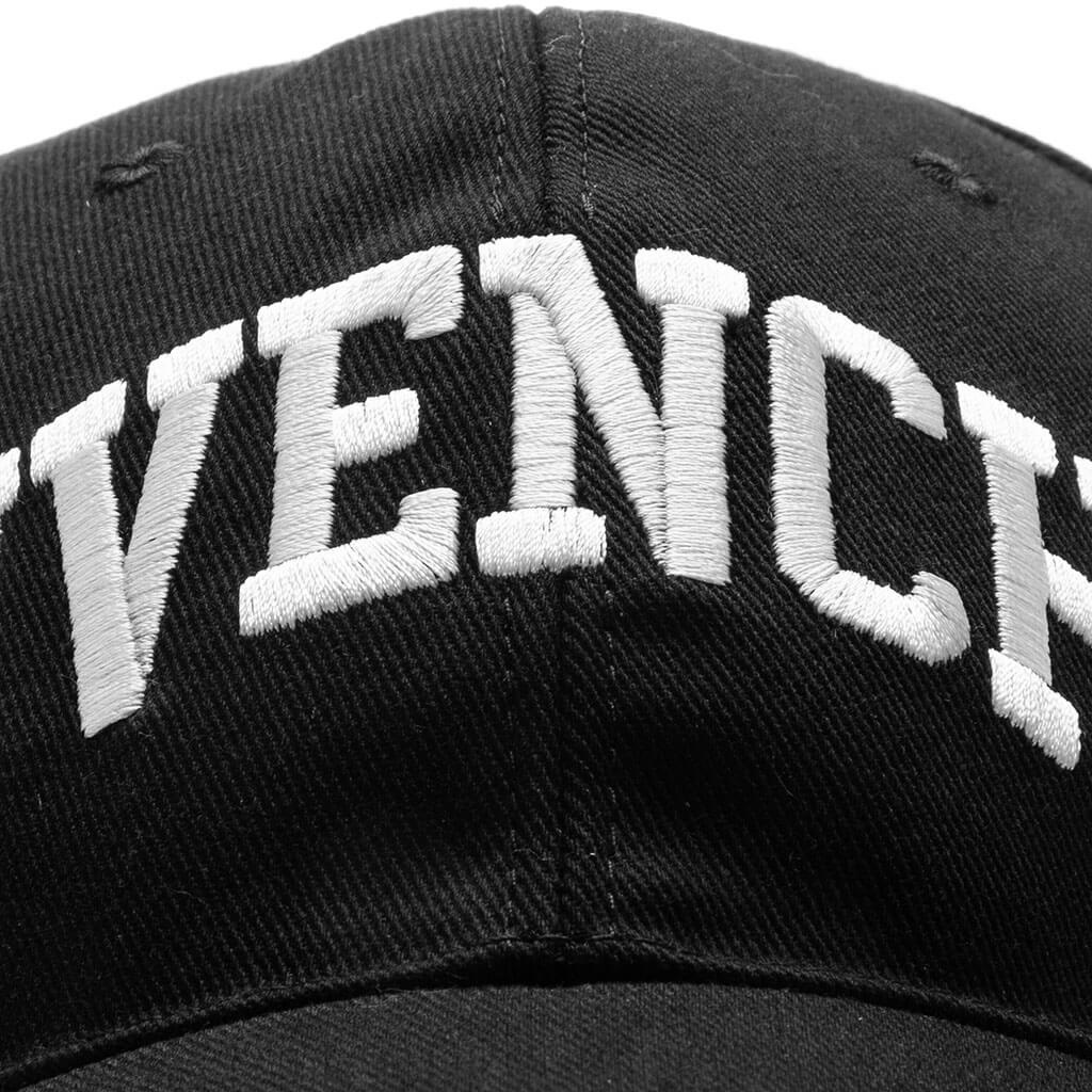 COLLEGE EMBROIDERED CAP - BLACK - 2