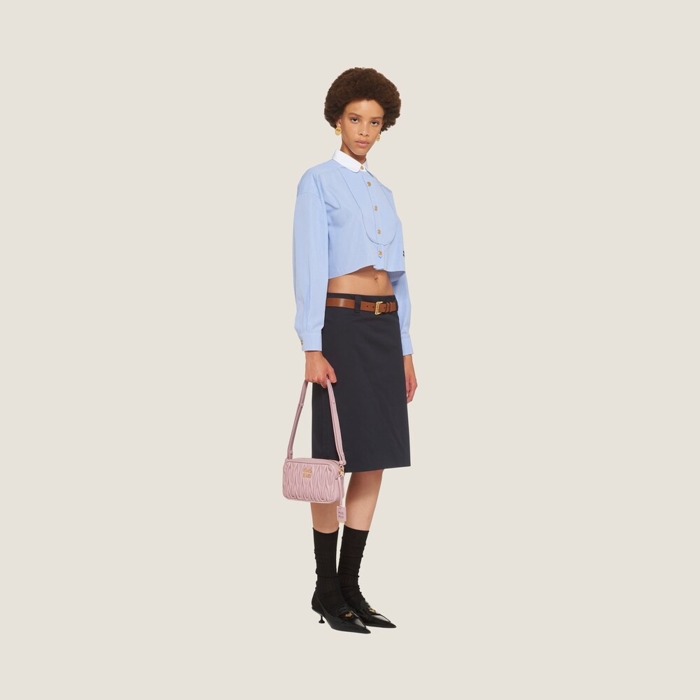 Matelassé nappa leather shoulder bag - 5