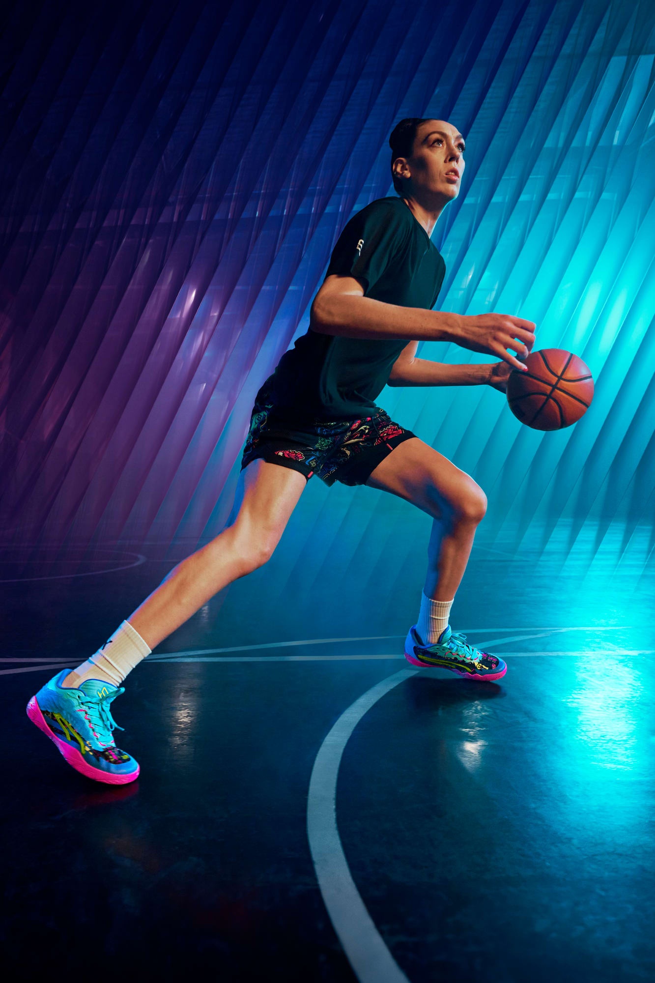 STEWIE x TOKYO NIGHTS Women's Basketball Shorts - 5