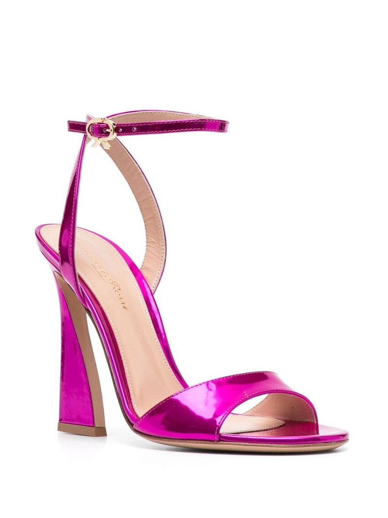 Gianvito Rossi 110mm curved-heel sandals outlook