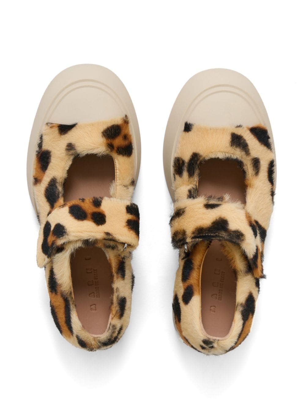 leopard-print sneakers - 4