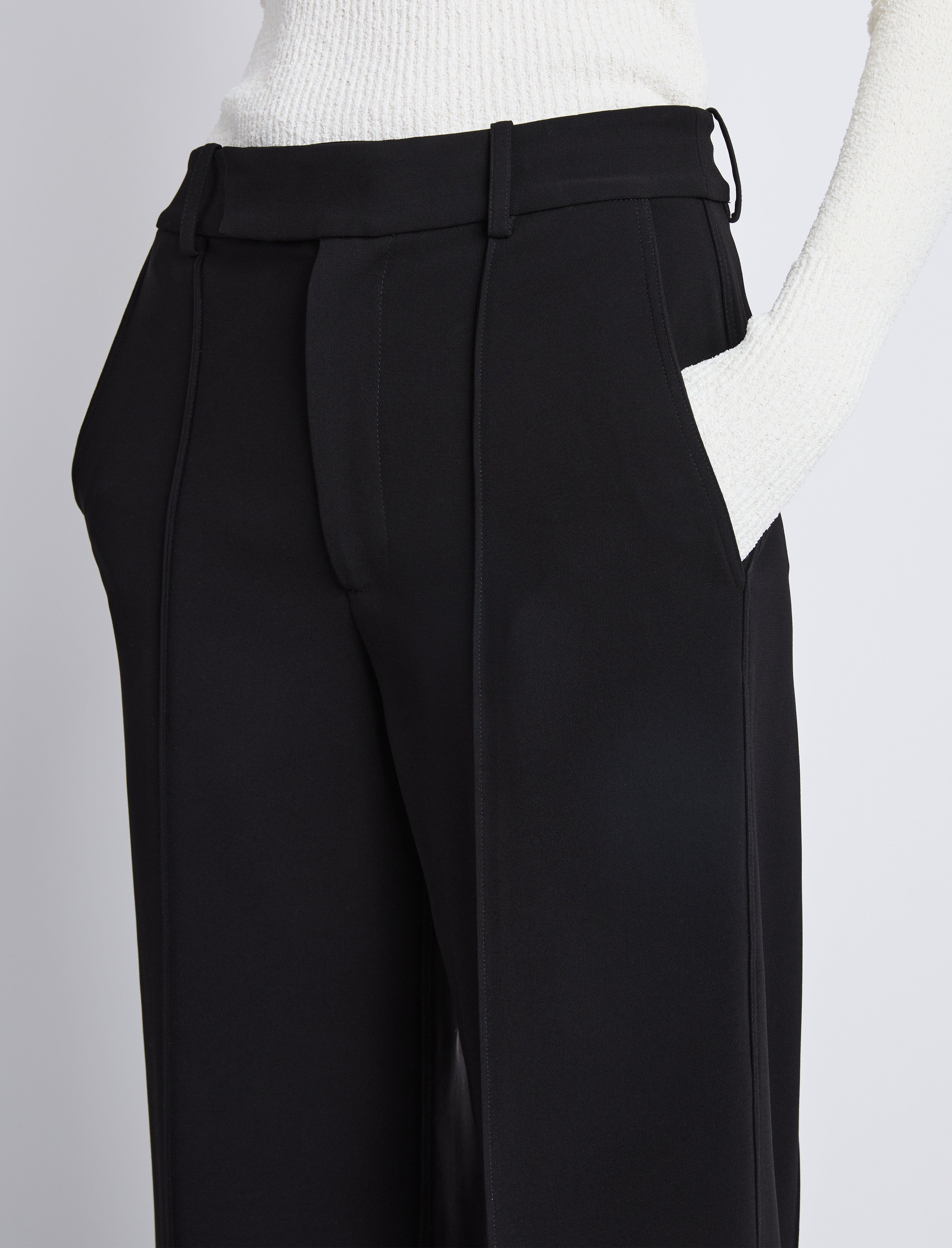 Weyes Pant in Matte Viscose Crepe - 5