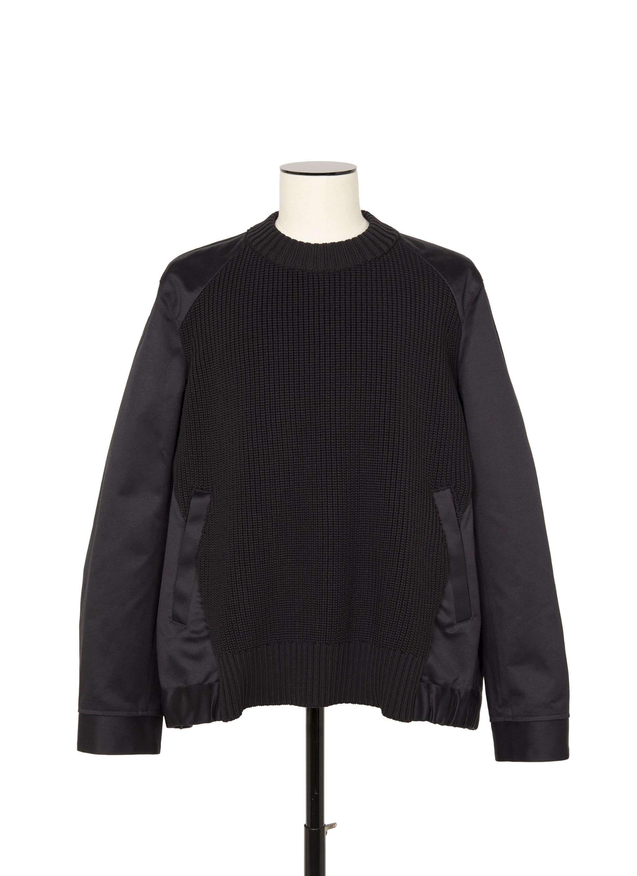 sacai 国内買付 Cotton Chino Mix Pullover Cotton Chino Mix Pullover | sacai Official Store サカイ
