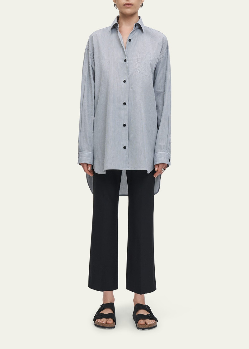 MARIA McMANUS Striped A-Line Tunic Shirt outlook