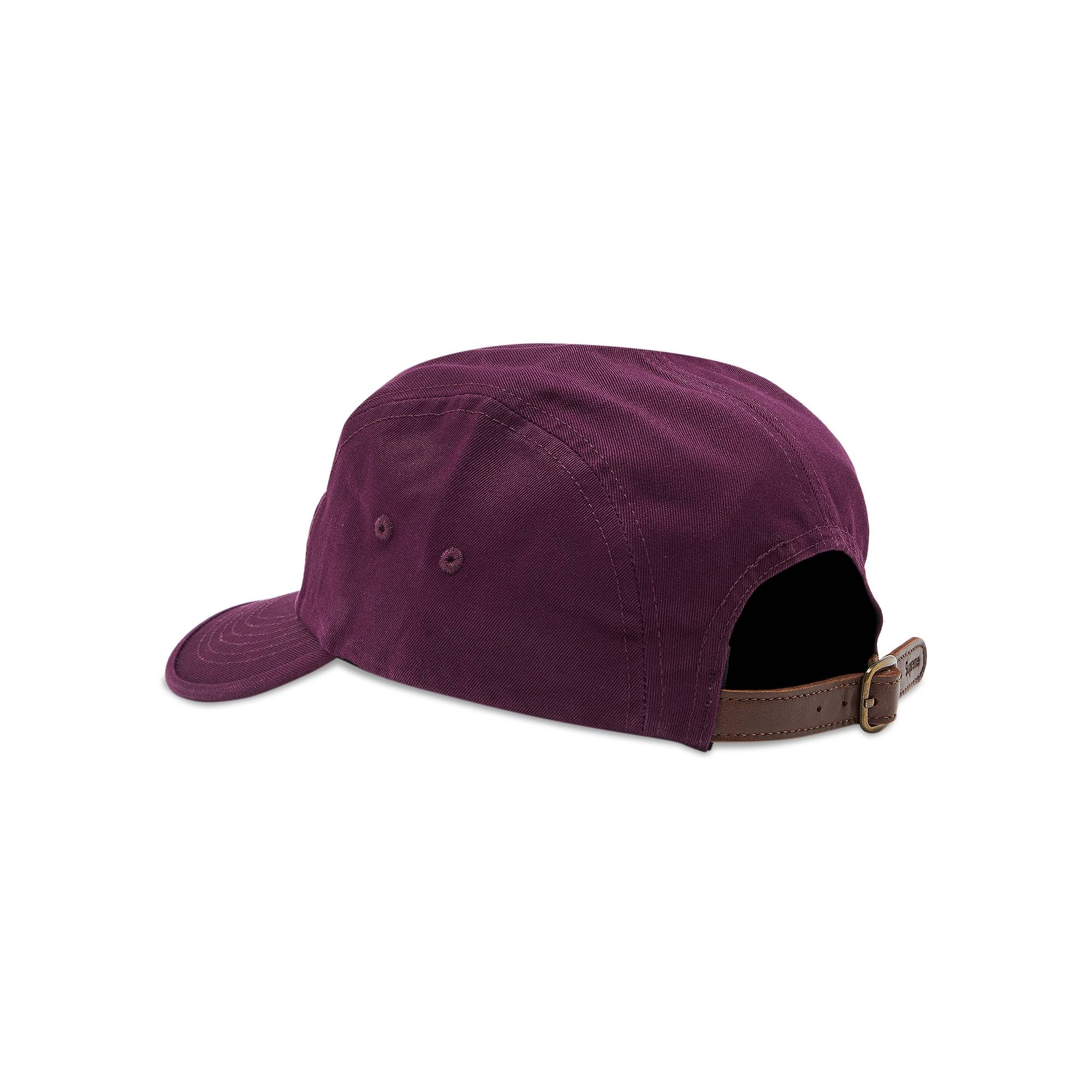 Supreme Supreme Washed Chino Twill Camp Cap 'Dark Purple