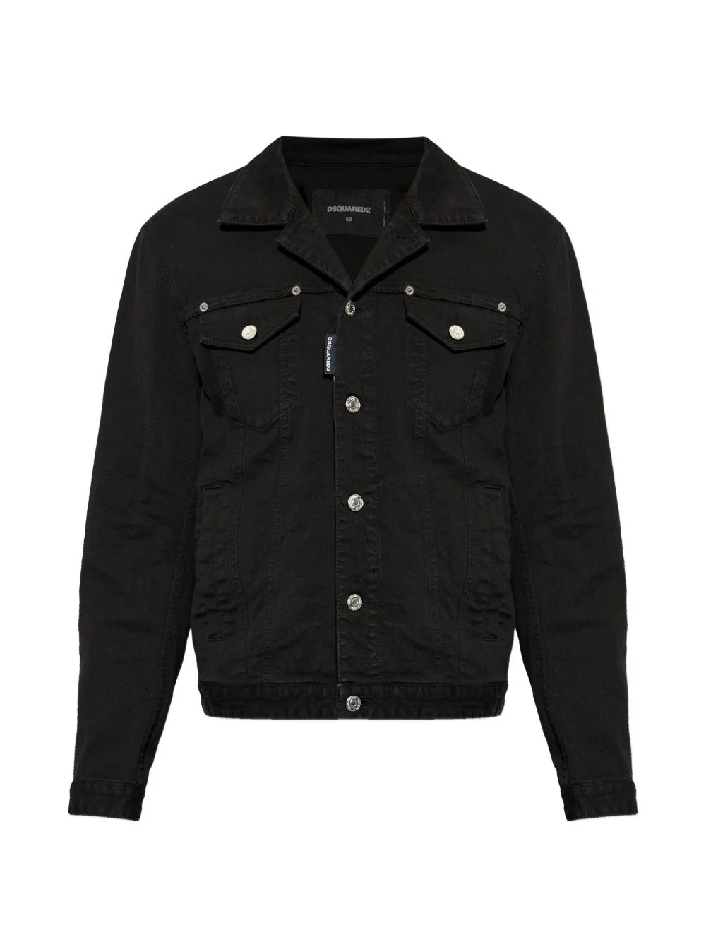 buttoned cotton jacket - 1