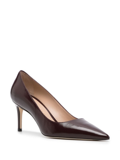 Stuart Weitzman pointed-toe 75mm leather pumps outlook