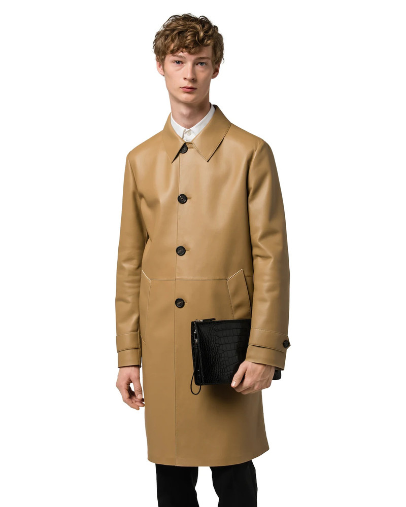 Prada Crocodile Leather Clutch outlook
