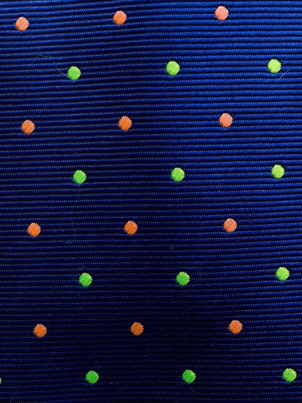 embroidered dot-pattern tie - 2