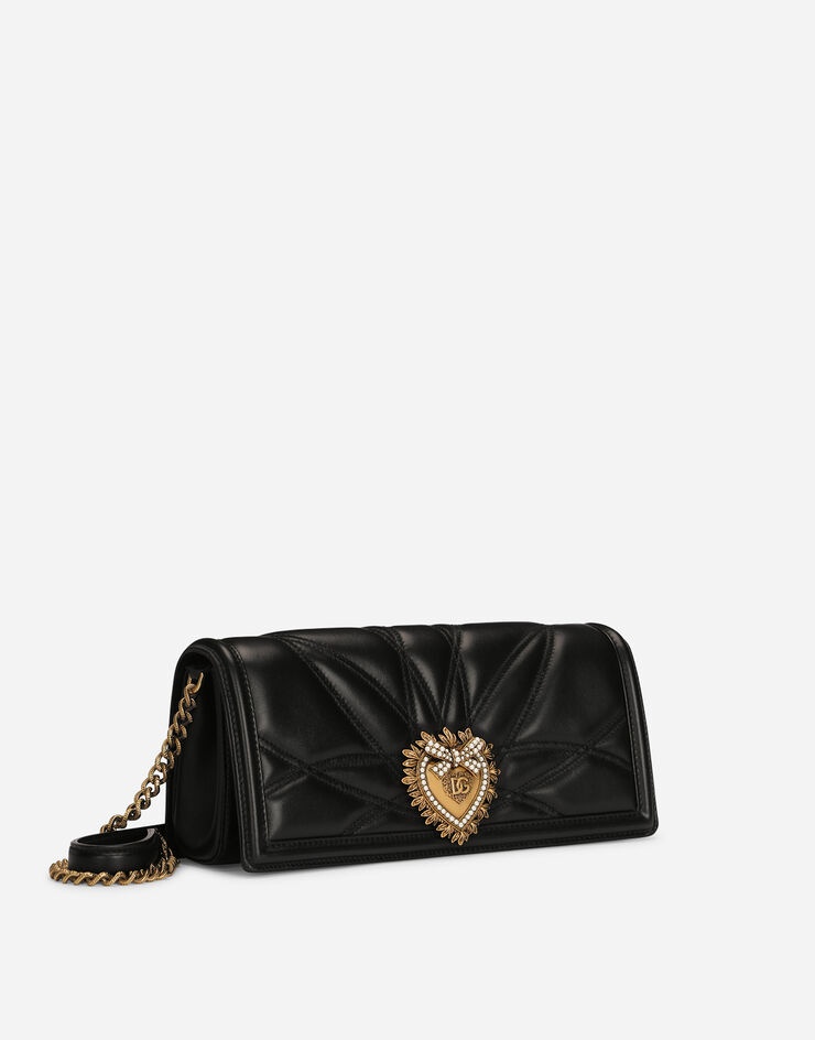 Quilted nappa leather Devotion baguette bag - 3