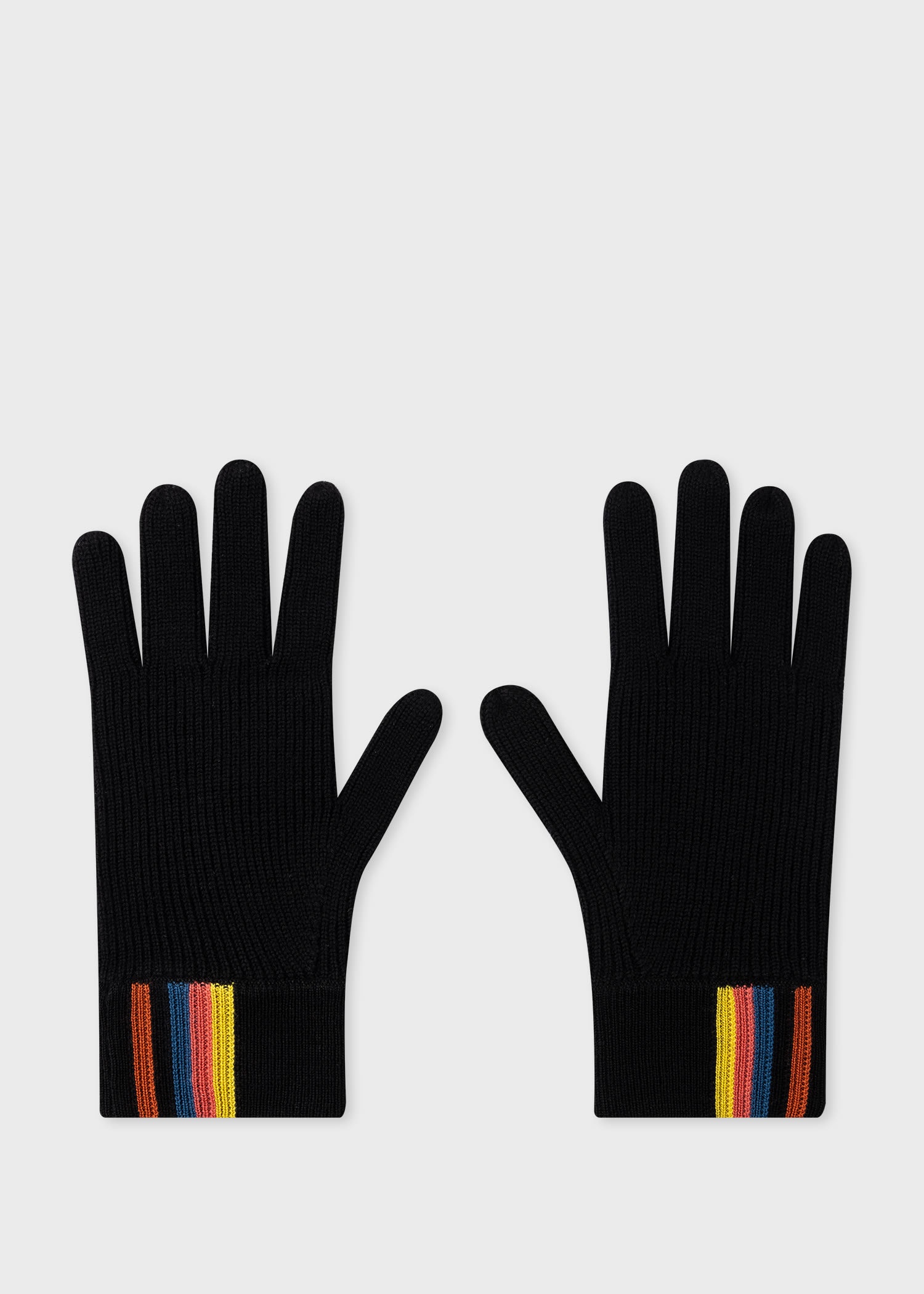 Merino Wool 'Artist Stripe' Gloves - 1