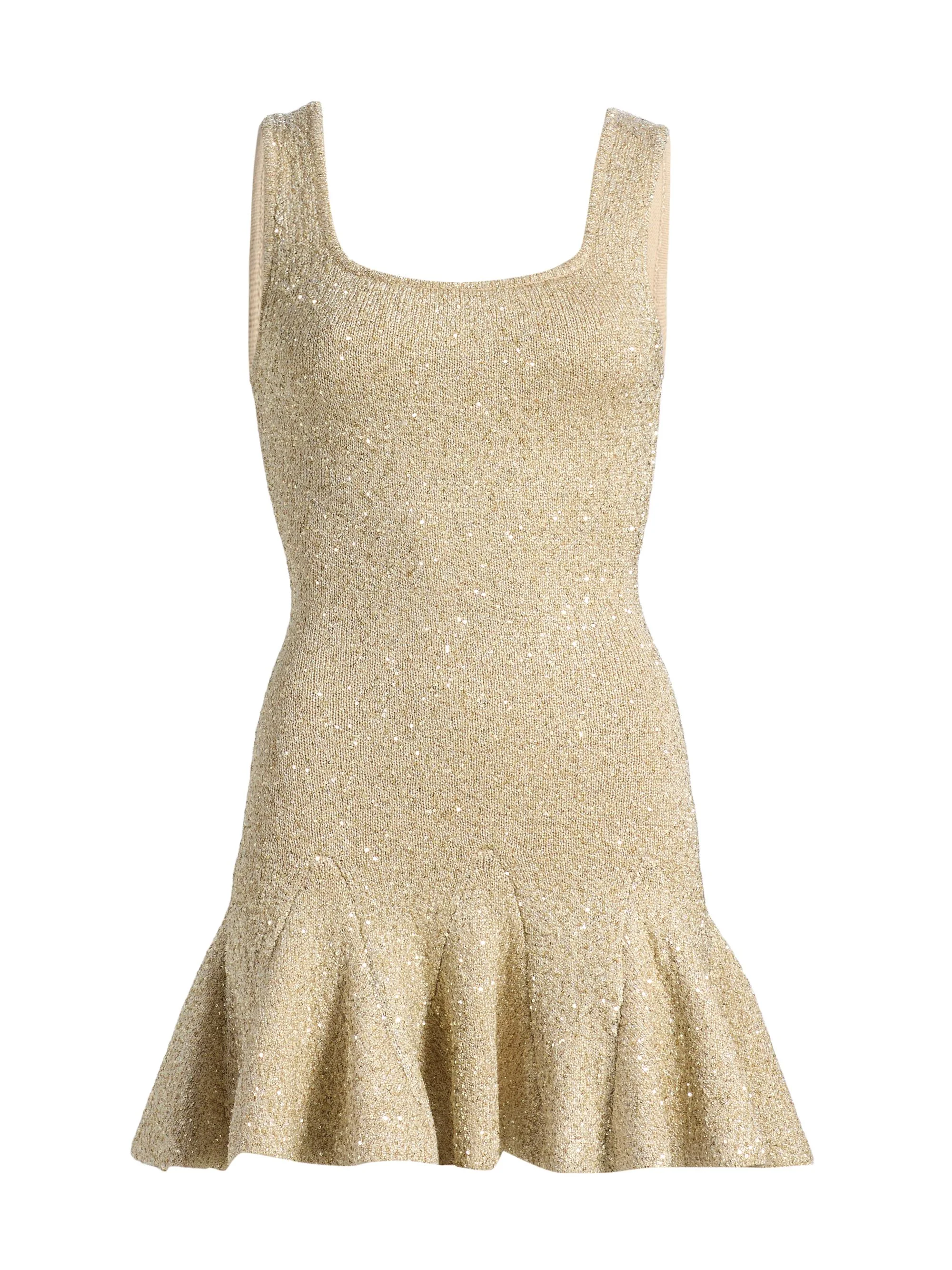 Women's Sarajane Sequin-Embellished Sheath Minidress - Honey Gold - 1