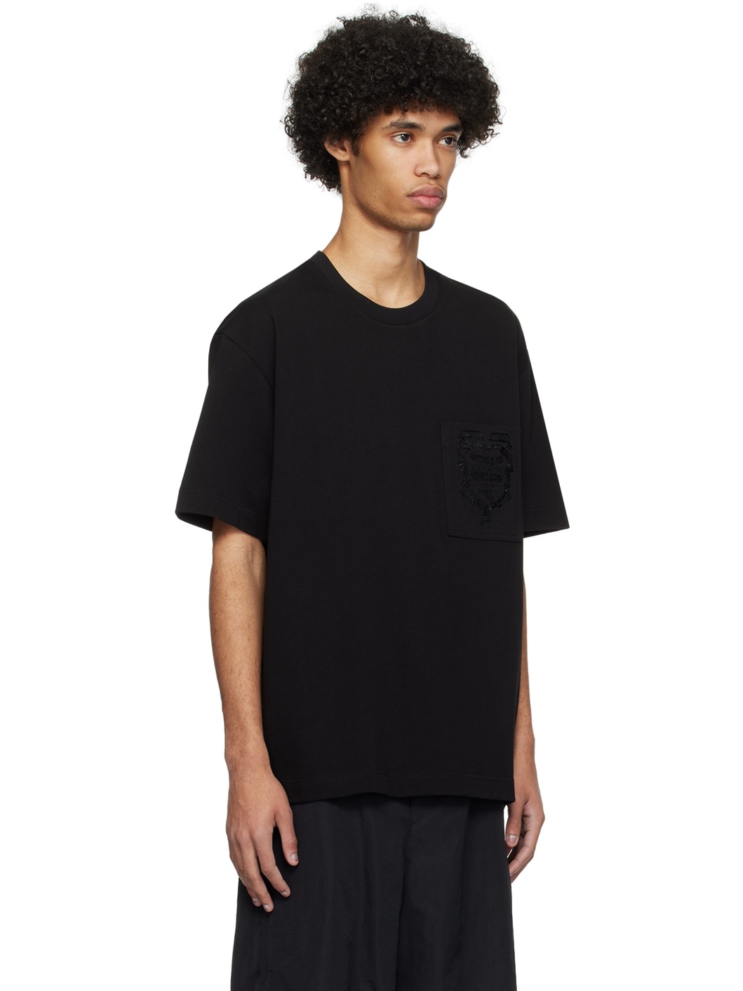 Black Pocket T-Shirt - 2