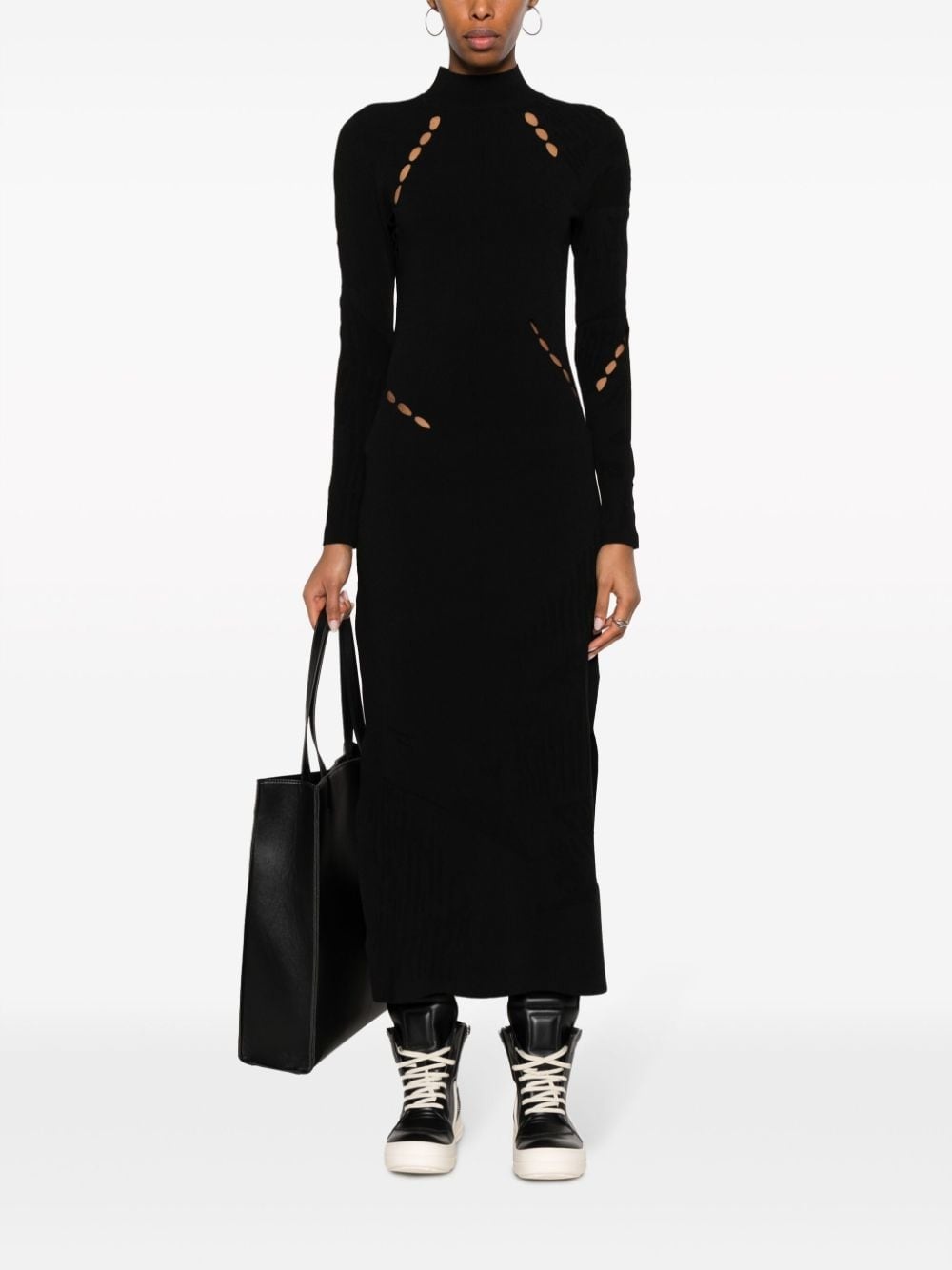 Ingesan devorÃ© knitted dress - 2