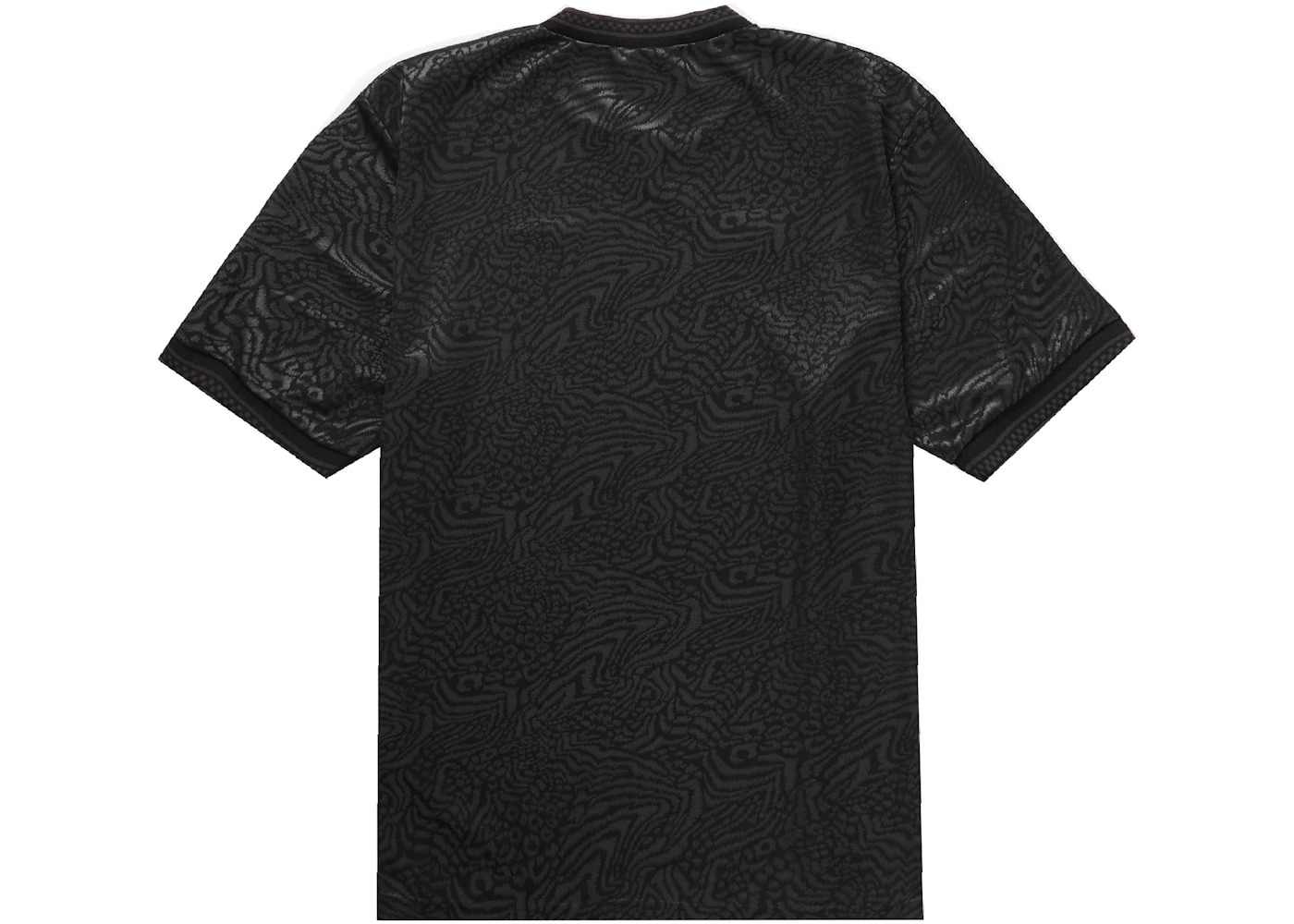 Supreme Umbro Jacquard Animal Print Soccer Jersey Black - 2